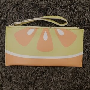NWOT Cute Lemon Multi-Purpose Hand Bag/Purse, Makeup Bag, or Pencil Case
